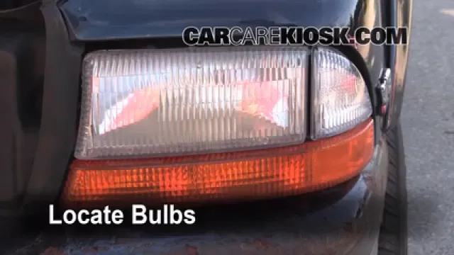 1999 Dodge Durango SLT 5.9L V8 Luces Luz de estacionamiento (reemplazar foco)
